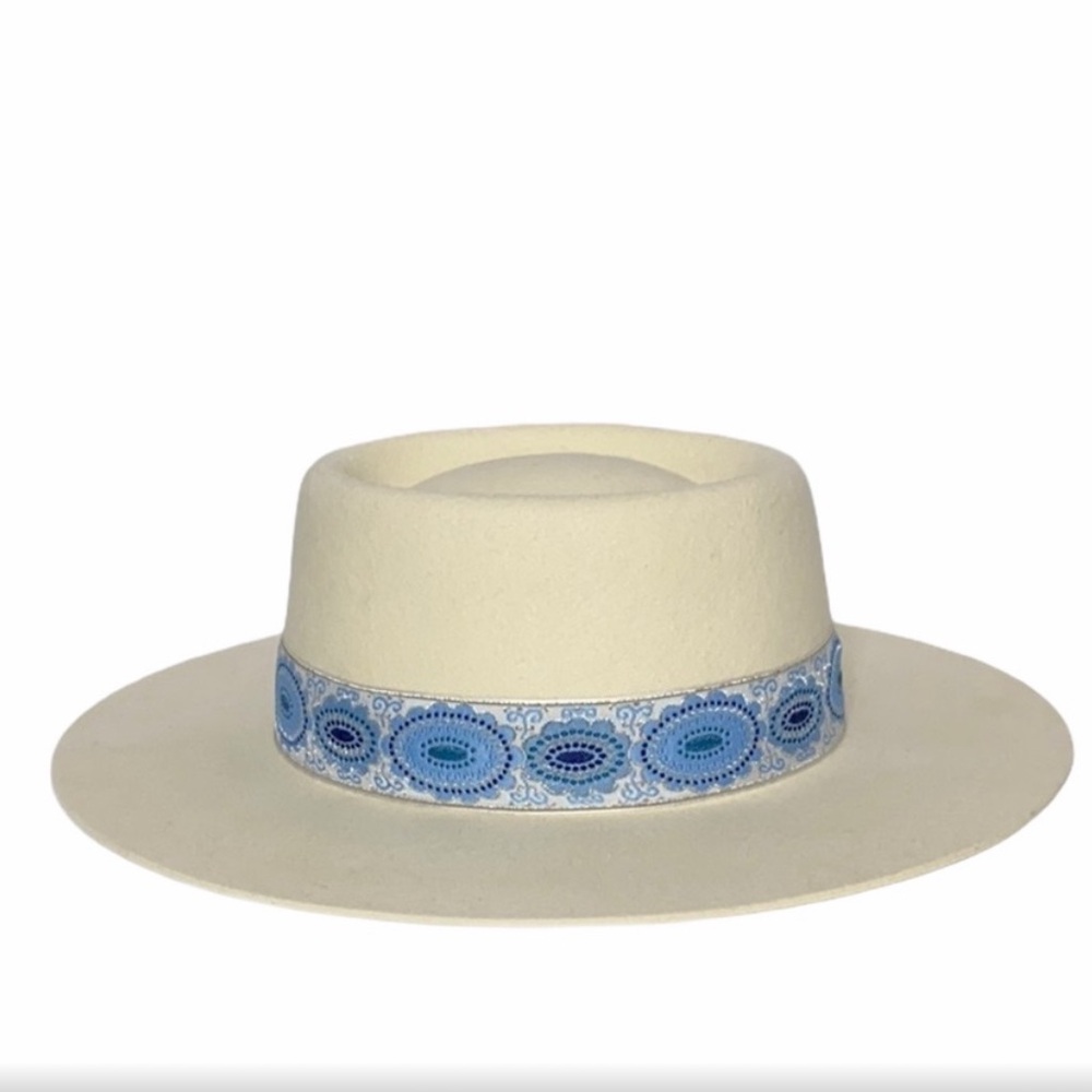 Lack of Color Lolita White Classic Wool Boater